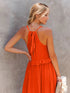 'Galatea' Ruffled Sleeveless Maxi Dress - Celes Fashion
